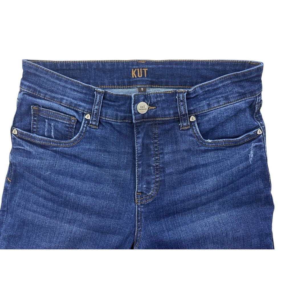 Kut From The Kloth Fab Ab Baby Bootcut Jeans Dark Wash High Rise 30X32.5 - Picture 5 of 13